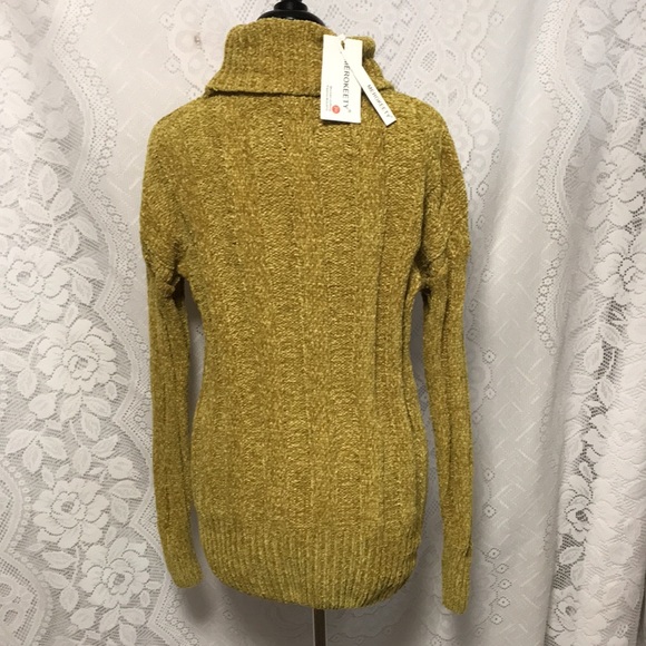 Merokeety Soft Long Cowl Neck Sweater - Picture 4 of 4